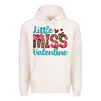 Pale Pink little miss valentine Premium Hoodie - JahusDesignShop