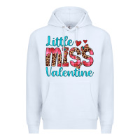 White little miss valentine Premium Hoodie - JahusDesignShop