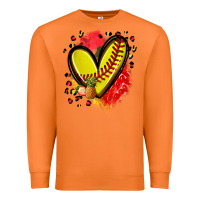 Carrot fruits and softball heart Premium Sweatshirt - Zillion Design Studio
