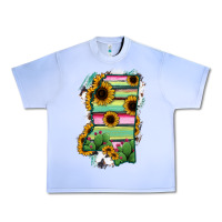 Grape Ice Mississippi Map Sunflower Cactus Serape Urban Heavy Tee - RanaPortraitStore