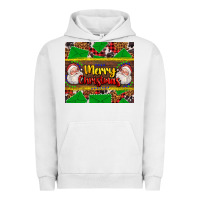 Pigment Lunar Rock merry Christmas with Santa Claus Urban Hoodie - AdoDesignShop