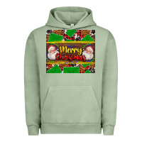 Merry Christmas With Santa Claus Urban Hoodie | Teevron