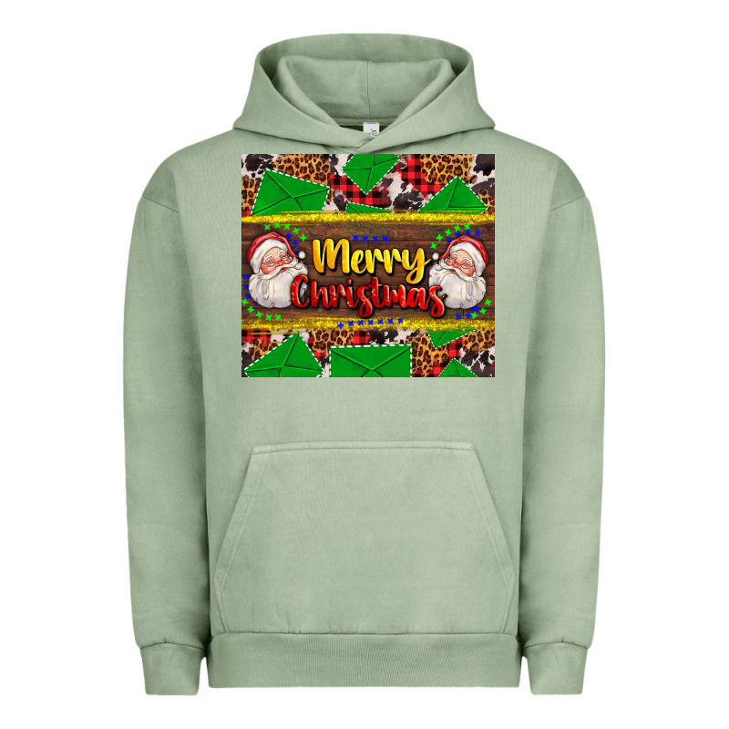 Merry Christmas With Santa Claus Urban Hoodie by AdoDesignShop | Teevron