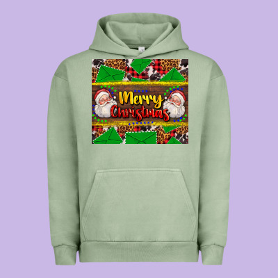 Merry Christmas With Santa Claus Urban Hoodie Designed By Adodesignshop