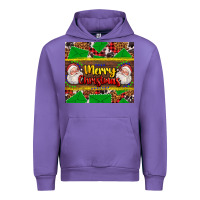 Tulip merry Christmas with Santa Claus Urban Hoodie - AdoDesignShop