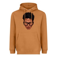 Meerkat black man portrait Heavyweight Hoodie - texasbilliewilder