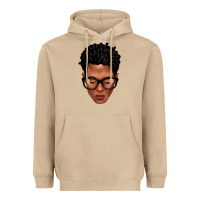 Mushroom black man portrait Heavyweight Hoodie - texasbilliewilder