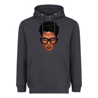Smoke black man portrait Heavyweight Hoodie - texasbilliewilder