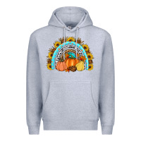 Heather Grey Fall rainbow Premium Hoodie - Artiststas