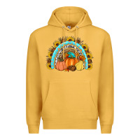 Mustard Fall rainbow Premium Hoodie - Artiststas