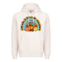 Pale Pink Fall rainbow Premium Hoodie - Artiststas