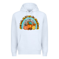 White Fall rainbow Premium Hoodie - Artiststas