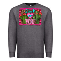 Charcoal Heather stuck on you cactus Premium Sweatshirt - RanaPortraitStore