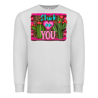 Dove Grey stuck on you cactus Premium Sweatshirt - RanaPortraitStore