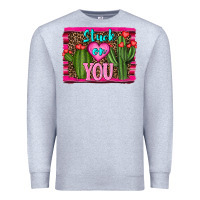 Heather Grey stuck on you cactus Premium Sweatshirt - RanaPortraitStore