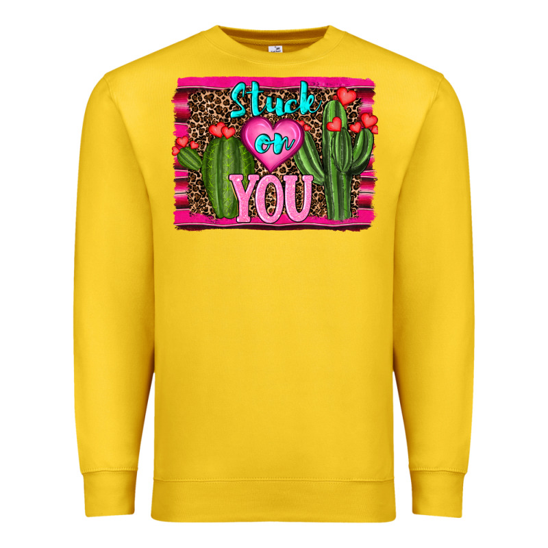 Stuck On You Cactus Premium Sweatshirt by RanaPortraitStore | Teevron