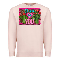Pale Pink stuck on you cactus Premium Sweatshirt - RanaPortraitStore
