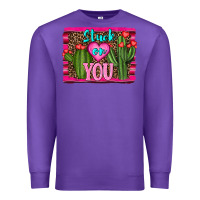 Purple stuck on you cactus Premium Sweatshirt - RanaPortraitStore