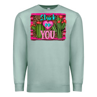 Seafoam stuck on you cactus Premium Sweatshirt - RanaPortraitStore