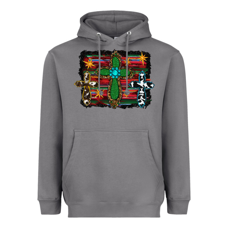 Western Cross Heavyweight Hoodie by RanaPortraitStore | Teevron