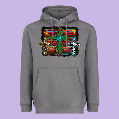 Heavyweight Hoodie Western Cross