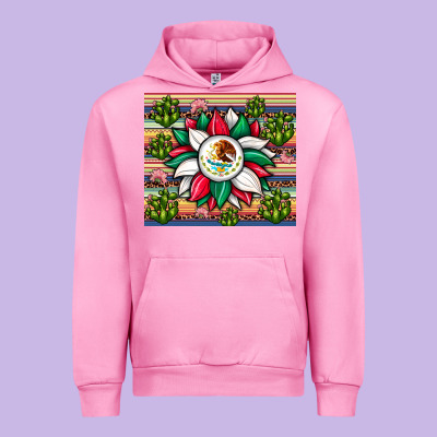 Sunflower Mexican Flag Tumbler Urban Hoodie Designed By Jahusdesignshop
