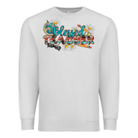 Dove Grey blessed teacher Premium Sweatshirt - texasbilliewilder