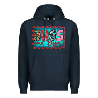 Navy hugs and kisses Premium Hoodie - JahusDesignShop