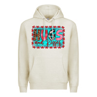Oatmeal Heather hugs and kisses Premium Hoodie - JahusDesignShop