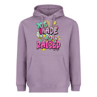 Lavender 70s made 80s raised Heavyweight Hoodie - texasbilliewilder