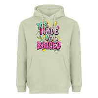 70s Made 80s Raised Heavyweight Hoodie | Teevron