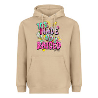 Mushroom 70s made 80s raised Heavyweight Hoodie - texasbilliewilder