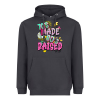 Smoke 70s made 80s raised Heavyweight Hoodie - texasbilliewilder