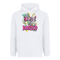 White 70s made 80s raised Heavyweight Hoodie - texasbilliewilder