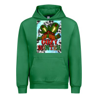Emerald cozy winter with gloves and scarf Urban Hoodie - AdoDesignShop