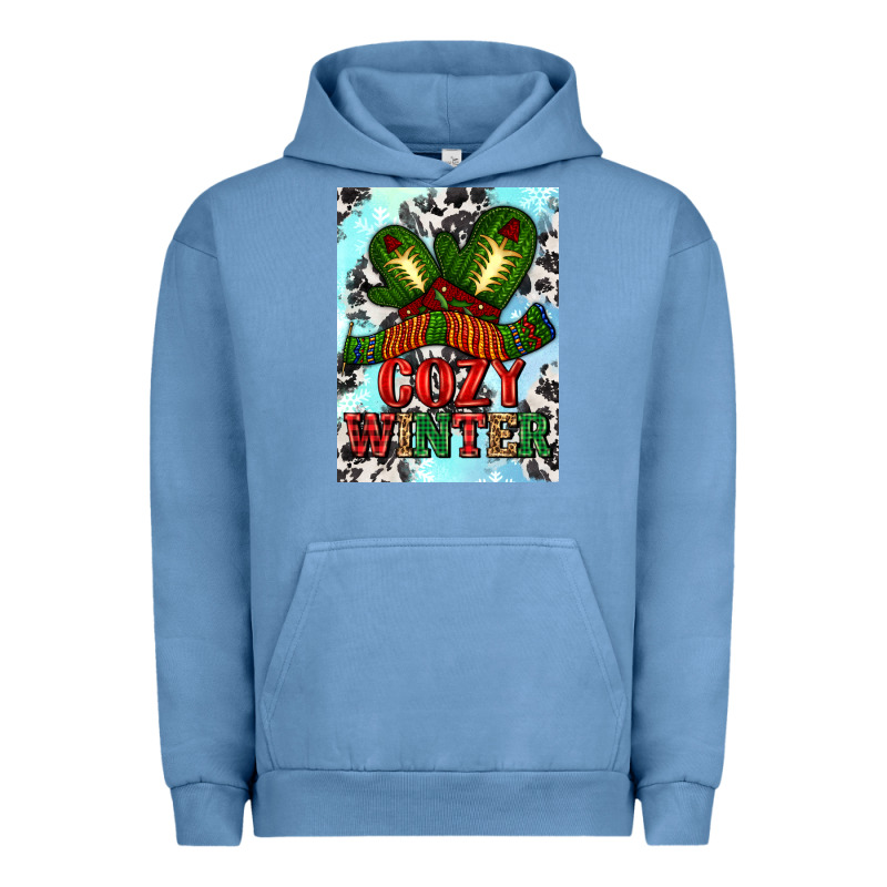 Cozy Winter With Gloves And Scarf Urban Hoodie by AdoDesignShop | Teevron
