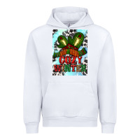 White cozy winter with gloves and scarf Urban Hoodie - AdoDesignShop