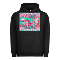 Pigment Black merry Christmas pink coffee Urban Hoodie - Jasminsmagicworld