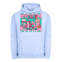 Pigment Grape Ice merry Christmas pink coffee Urban Hoodie - Jasminsmagicworld
