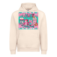 Sandshell merry Christmas pink coffee Urban Hoodie - Jasminsmagicworld
