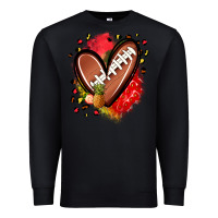 Black fruits and football heart Premium Sweatshirt - Zillion Design Studio