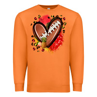 Carrot fruits and football heart Premium Sweatshirt - Zillion Design Studio
