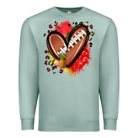 Seafoam fruits and football heart Premium Sweatshirt - Zillion Design Studio