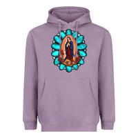 Gemstone Lady Of Guadalupe Heavyweight Hoodie | Teevron
