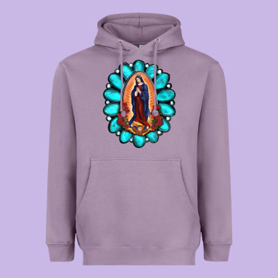 Heavyweight Hoodie Gemstone Lady Of Guadalupe