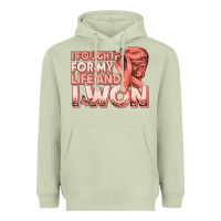 Matcha i fought for my life and i won uterine cancer peac Heavyweight Hoodie - texasbilliewilder