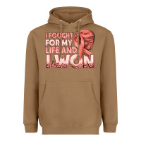 Toasted Coconut i fought for my life and i won uterine cancer peac Heavyweight Hoodie - texasbilliewilder