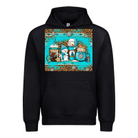 Black winter snowman coffee Urban Hoodie - Jasminsmagicworld