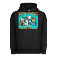 Pigment Black winter snowman coffee Urban Hoodie - Jasminsmagicworld