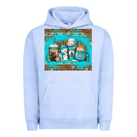 Pigment Grape Ice winter snowman coffee Urban Hoodie - Jasminsmagicworld